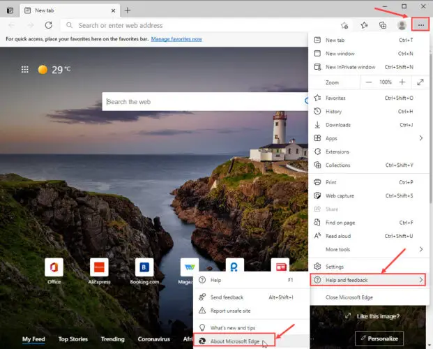 Download Microsoft Edge 90: SSO + PDF Printing + Security Baseline 2 about