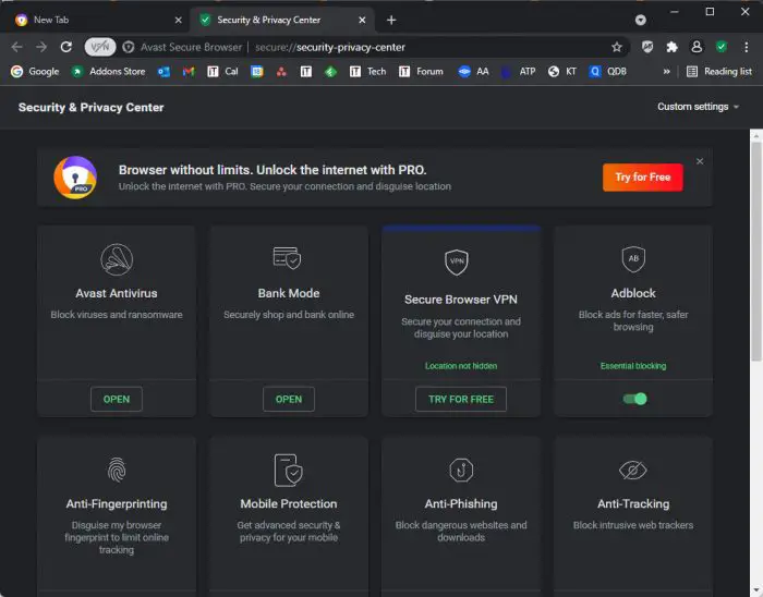 Download Avast 2022 Offline Installers 4 Avast Secure Browser 1