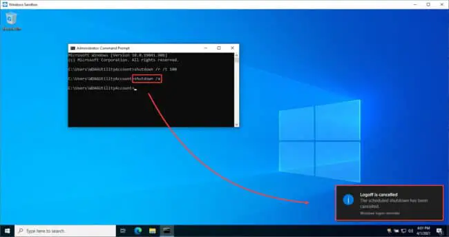 How to Restart Computer using Command Line (Local and Remote) 6 cancel restart
