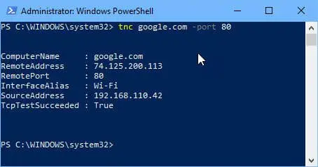 Checking open port using PowerShell Checking open port using PowerShell