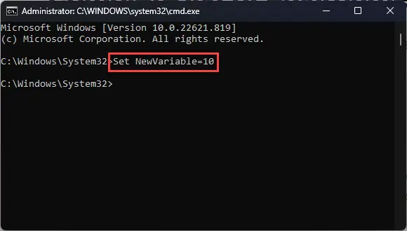 Windows Environment Variables - The Ultimate Guide For All Windows Versions 18 Create new environment variable using Command Prompt
