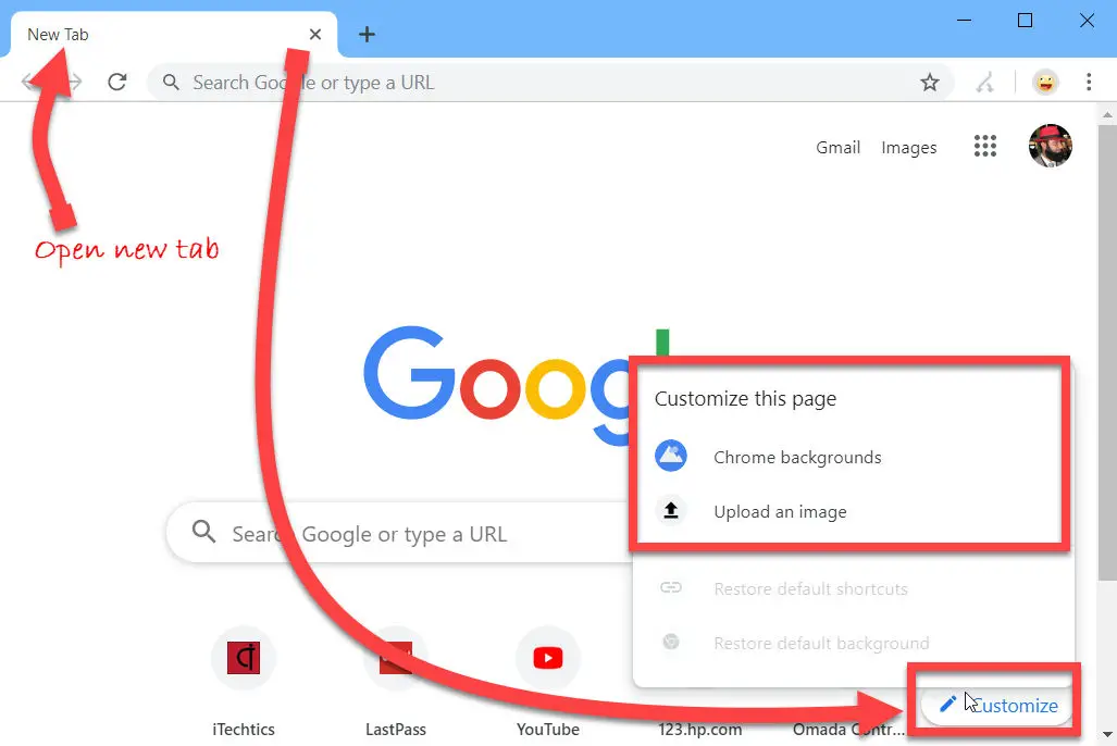 Download Google Chrome 77 With New Customization Features 2 Customize Chrome new tab page.jpg