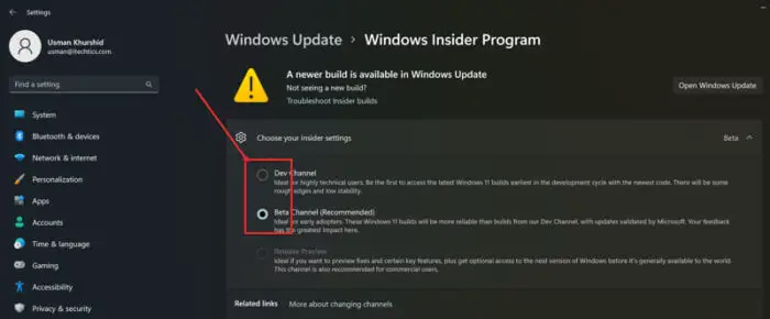 Download KB5013296 Cumulative Update for Windows 11 22581.200 Insider Dev Channel 2 Downgrade from dev to beta channel