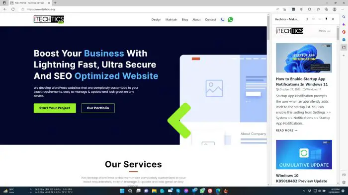 Microsoft Edge 107: New Sidebar, New Policies and Security Updates 1 Edge sidebar