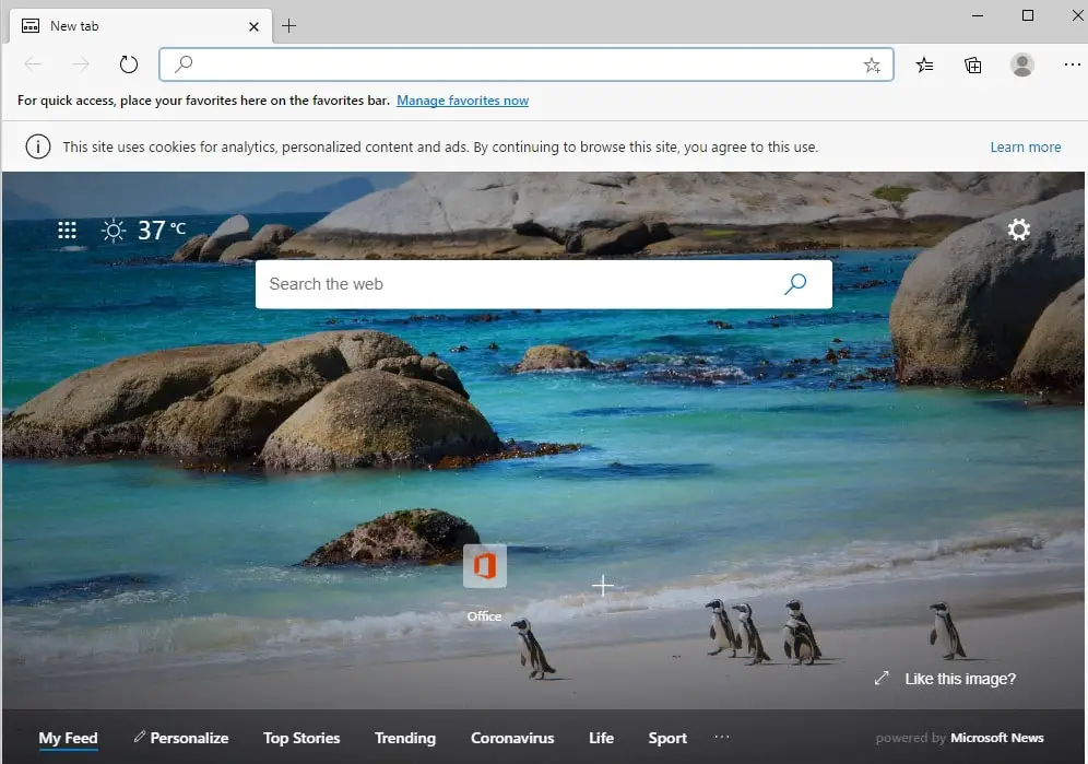 Windows 10 Version 20H2 ISO Download (Build 19042 October 2020 Update) 6 edge