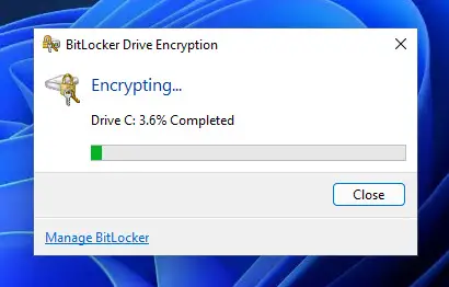 How To Manage BitLocker Using Command Line in Windows (Manage-bde) 13 encrypting