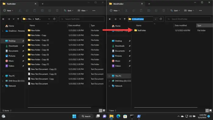 How To Copy Folder Structure Without Files 6 Entire folder is duplicated without Files using PowerShell