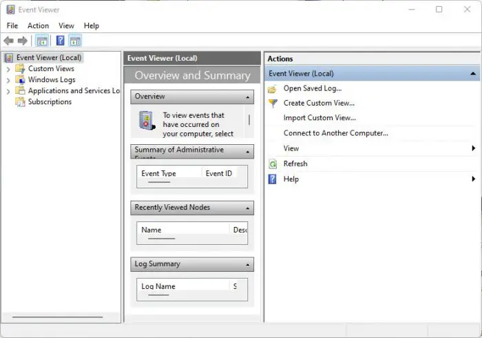 What Are Windows 11 Administrative Tools/Windows Tools 8 Event Viewer
