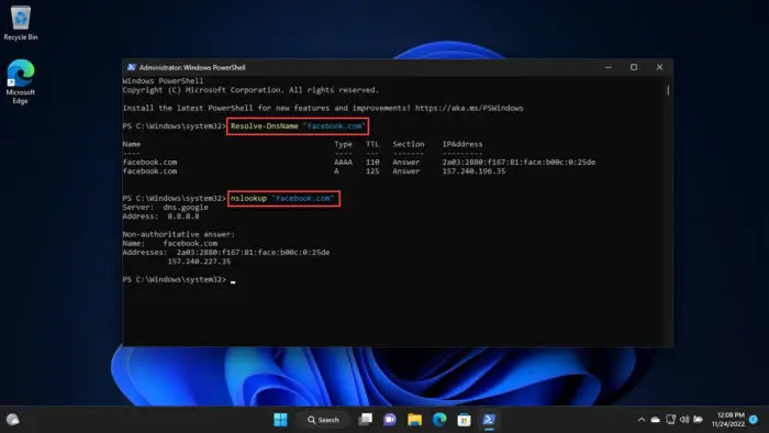 How To Block Or Allow Websites, IPs, Apps, And Ports Using Windows Firewall And PowerShell 1 Find the IP address of a domain website