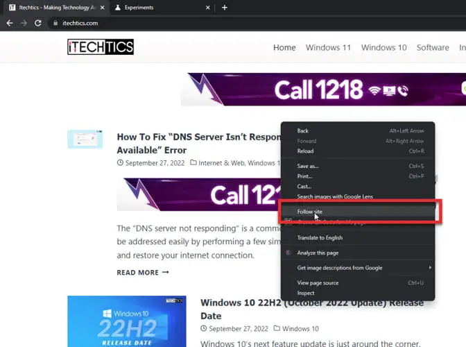 Download Google Chrome 106 With Translate Highlighted Text And Built-In RSS Reader 1 Follow site Chrome 106