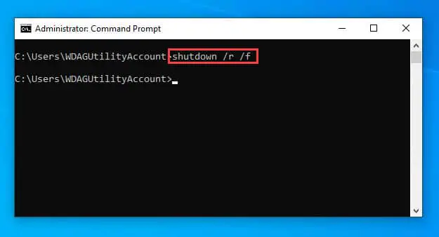 How to Restart Computer using Command Line (Local and Remote) 7 force restart