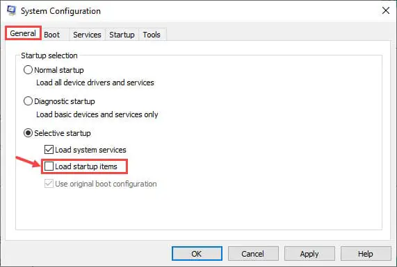 How to Fix Modern Setup Host High Disk Usage in Windows 10 5 general tab