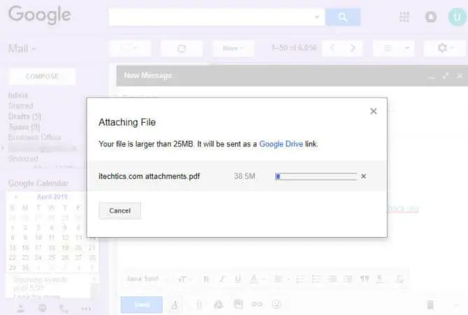 Email Attachment Limits For Gmail, Outlook.com, Yahoo, Outlook, iCloud, Facebook and WhatsApp 1 Gmail attachment size limit