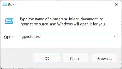 6 Ways To Open Run Command Box In Windows 1 gpedit msc