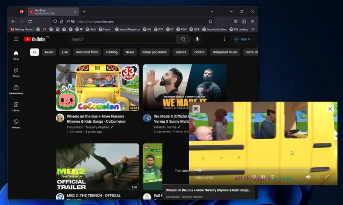 Download Mozilla Firefox 113 + 102.11 ESR With Improved Picture-In-Picture & Built-In Password Generator 1 Improved Picture in Picture mode in Firefox 113