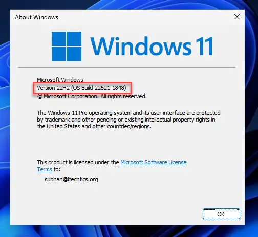 Windows 11 KB5028185 Cumulative Update Released With 30 New Features 9 KB5027231 successfully installed on Windows 11 22H2