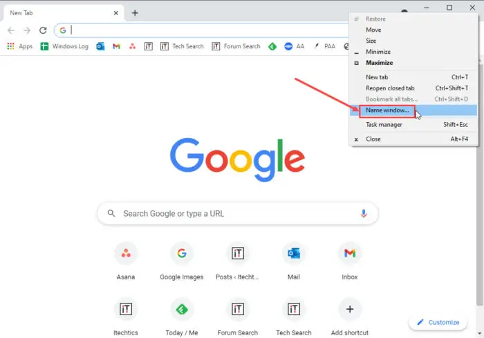 Download Google Chrome 90: AV1 Codecs Support + Window Naming Feature 3 name window 1