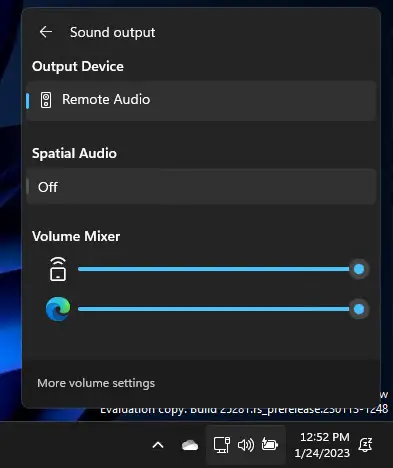 How To Enable New Volume Mixer In Quick Menu In Windows 11 6 New volume mixer activated