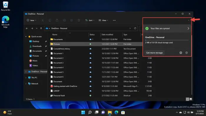 Download and Install Windows 11 Version 22H2 (2022 Update) 43 Open OneDrive from File Explorer