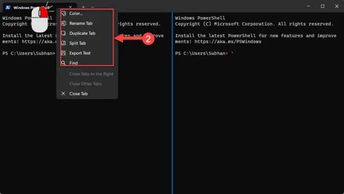 How To Make Windows Terminal Default Terminal App And Open From Context Menu On Windows 11, 10 18 Personalize the Windows Terminal tab