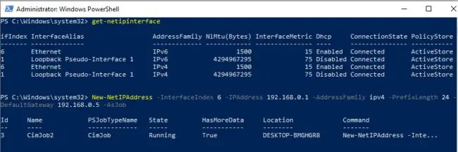 How to set static IP address and DNS Server using Command Line in Windows 10 6 PS 1