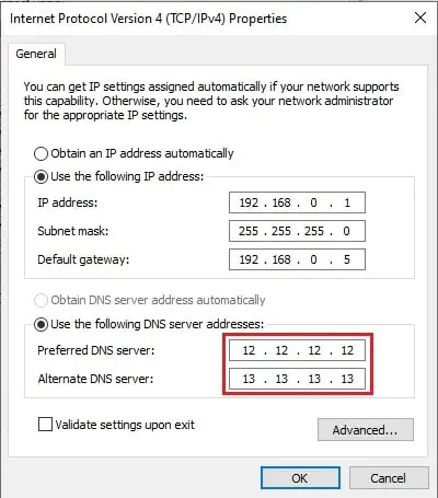 How to set static IP address and DNS Server using Command Line in Windows 10 8 PS set dns