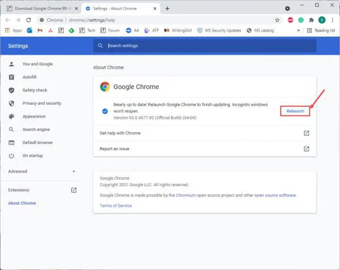 Download Google Chrome 94: HTTPS-Only Mode + Sharing Hub 2 relaunch
