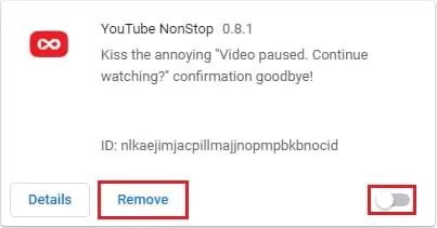 How to Remove "Video Paused. Continue Watching?" Prompt on YouTube 5 remove 3