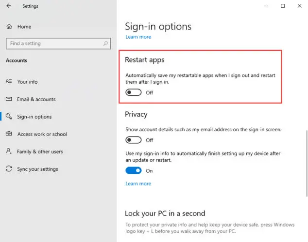 Windows 10 Insider Preview Build 21359: News and Interests republished 3 restart apps settings