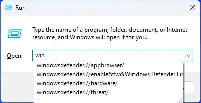 How To Delete, Enable, Or Disable Run Command History In Windows 11, 10 1 Run Command Box autosuggestion