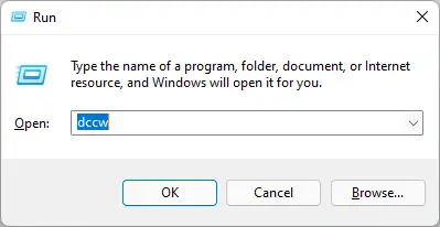How to Calibrate Your Display in Windows 11 1 run dccw
