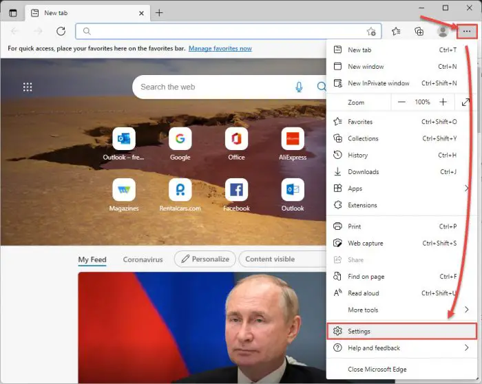 How to Enable or Disable Reveal Password button in Windows 11/10 2 settings edge