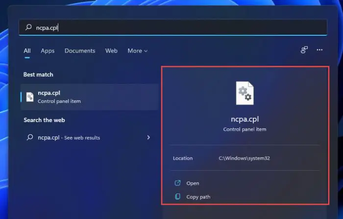 List of Windows Control Panel Applets (CPL Files) 6 start menu