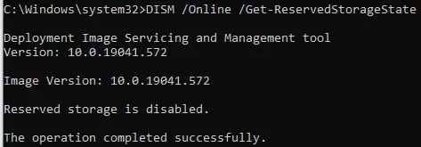 How to Enable And Disable Reserved Storage in Windows 10 6 state