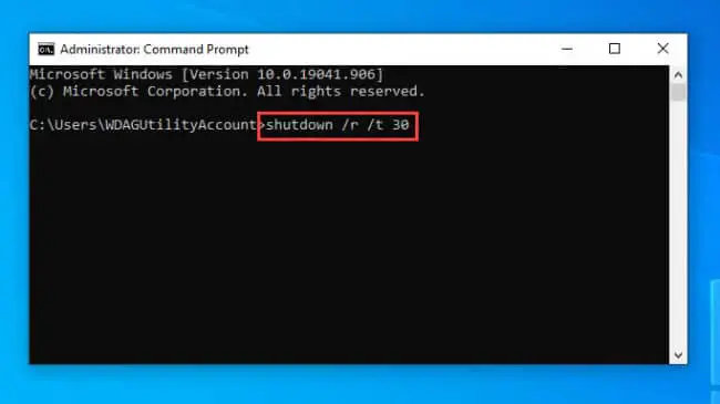 How to Restart Computer using Command Line (Local and Remote) 4 time delay