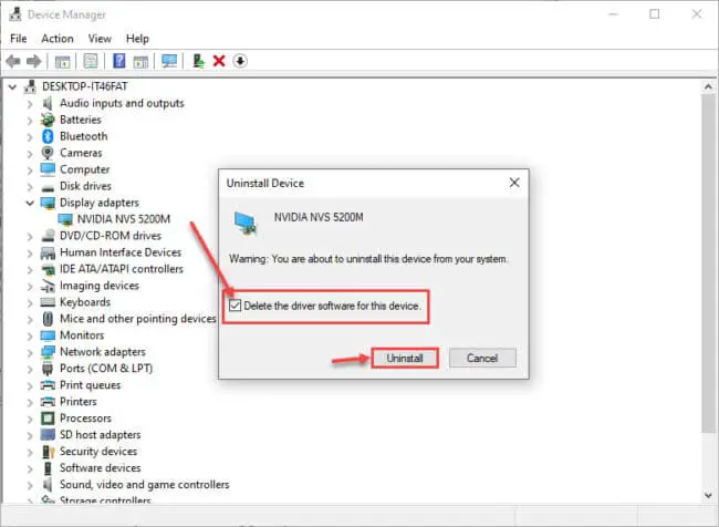 How to Fix IRQL Not Less or Equal BSoD Error in Windows 10 2 uninstall 4