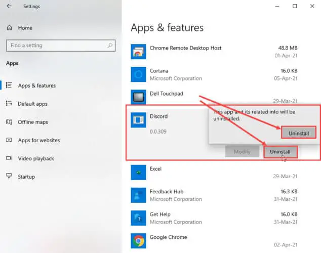 How to Fix Discord Update Failed 12 uninstall