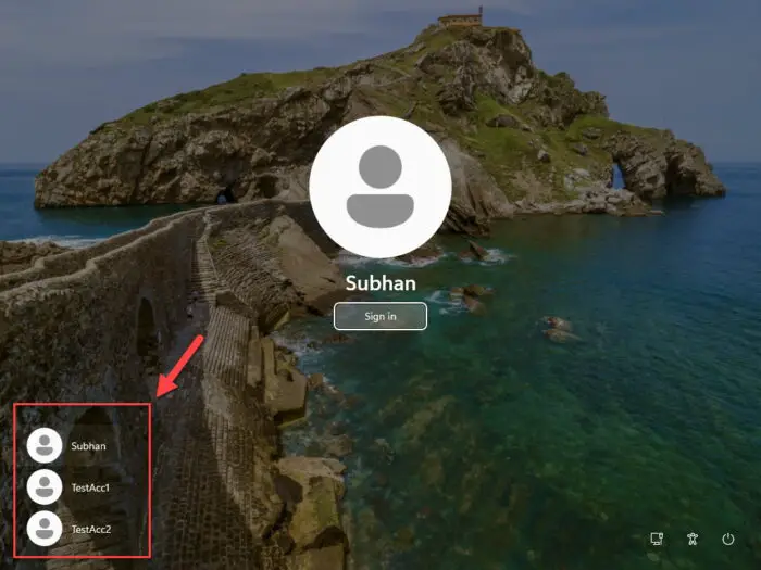 How To View All User Accounts On Windows 11 11 View active user accounts from lock screen