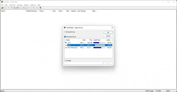 How To Show Folder Size In Windows 17 WinDirStat scan