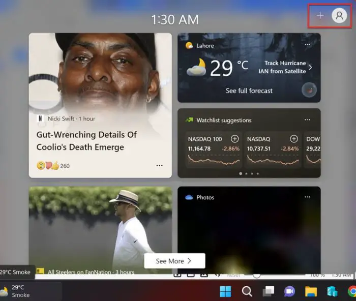 Windows 11 Build 25211 Updated Outlook, Task Manager In Taskbar 1 Windows 11 widgets settings