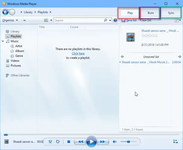Windows Media Player Windows Media Player