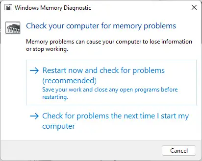 What Are Windows 11 Administrative Tools/Windows Tools 31 Windows Memory Diagnostic