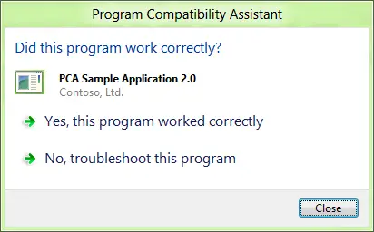 4 Ways To Disable Program Compatibility Assistant And Fix "This App Can't Run On This Device" 8 Did the program run correctly