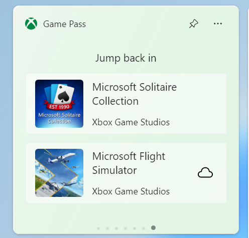 Download Windows 11 Build 25201 ISO With Expanded Widgets View 3 Signed in to Game Pass widget
