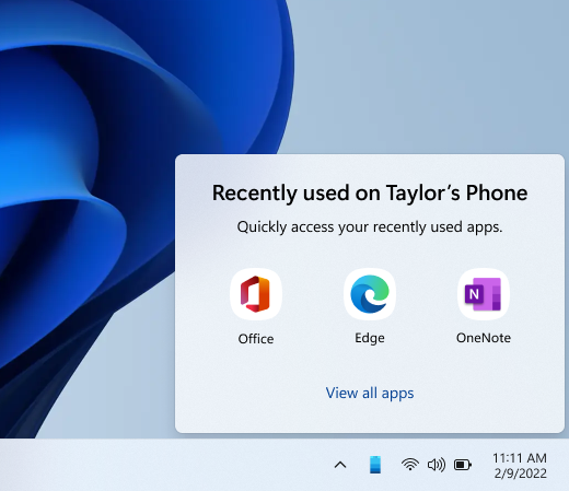 Windows 11 Build 22557 Released With Live Captions And Other New Features 7 YP recent apps